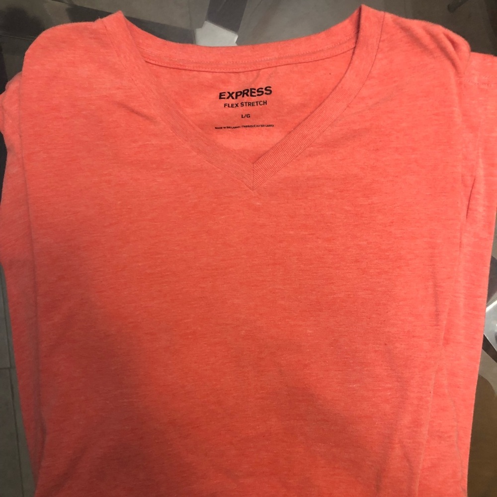 Five Stretch V-Neck Express shirts